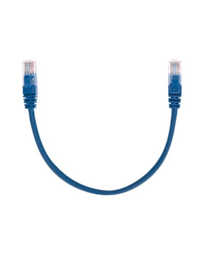 Патч-корд U/UTP, CAT 5e, RJ45-RJ45, 26AWG, LSZH, синий, 0,3м REXANT 02-0104-03 в Уссурийске Патчкорды (медные) Pintop.ru