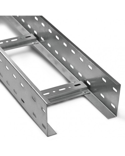 Лоток лестничный PTK-Line ЛМЛО 500x80 (1,2 мм) (3м) ПожТехКабель (650-017) в Уссурийске Кабельные лотки Pintop.ru