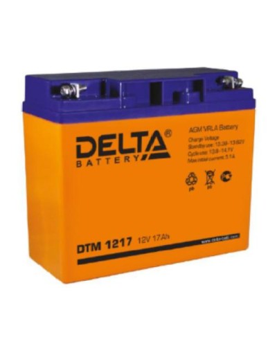 Аккумулятор свинцово-кислотный Delta DTM 1217 в Уссурийске Электротехническое оборудование Pintop.ru