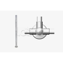 Стойка вертикальная СВ-3Н, нерж (трехсторонняя)