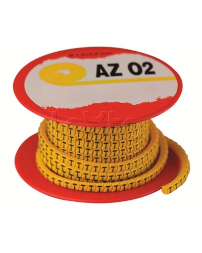 Колечко маркировочное B, 4-8мм. черное на желтом DKC AZS4BBBY в Уссурийске Крепежные изделия Pintop.ru