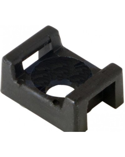 Площадка для крепления стяжки 22.2х16 мм ЧЕРНАЯ 100 шт (10шт/уп) REXANT 07-2103 в Уссурийске Стяжки-хомуты Pintop.ru