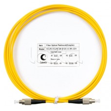 Шнур оптический simplex FC-FC 9/125 SM 3 м LSZH Cabeus FOP(s)-9-FC-FC-3M