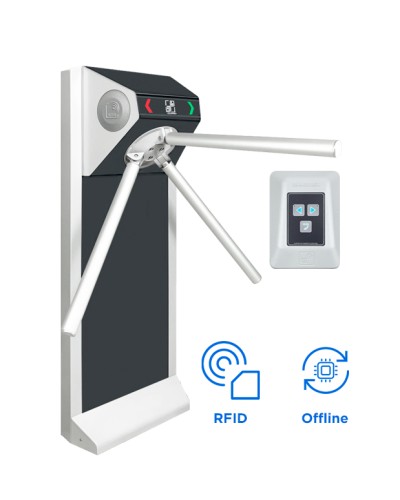 CARDDEX Комплект компактной автономной проходной STL-01AEC в Уссурийске Турникеты Pintop.ru