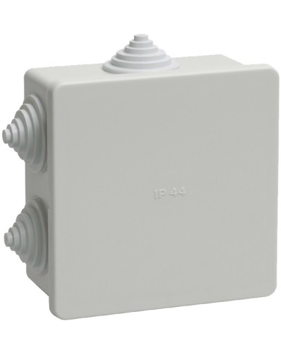 Коробка КМ41235 распаячная для о/п (RAL7035, 6 гермовводов) IEK UKO11-085-085-040-K41-44 в Уссурийске Распределительные коробки Pintop.ru