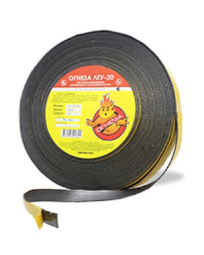 Лента термоуплотнительная Огнеза ОГНЕЗА-ЛТУ 2*20 мм., рулон 25 пог.м. в Уссурийске Дополнительное оборудование пожаротушения Pintop.ru