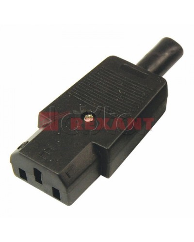 Гнездо сетевое на шнур (25шт/уп) REXANT 11-0004 в Уссурийске Коннекторы Pintop.ru