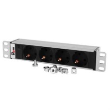 Блок розеток REM-10 1U REM R-10-4S-I-220-Z