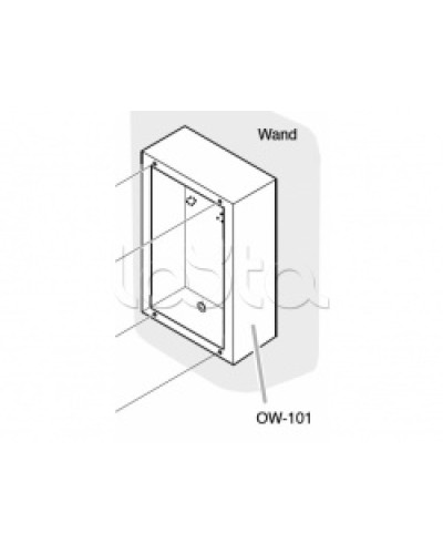 Коробка накладная TOA OW-101 в Уссурийске Аксессуары для СОУЭ Pintop.ru