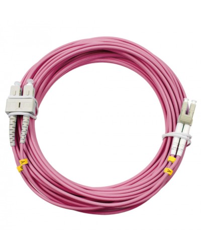 Шнур оптический duplex LC-SC 50/125 mm OM4 20м LSZH Cabeus FOP-50-OM4-LC-SC-20m в Уссурийске Патч-корды оптические Pintop.ru
