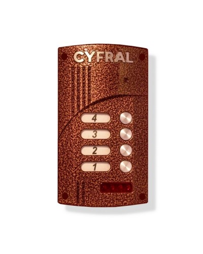 Малоабонентный блок вызова прямой адресации Цифрал M-4.1M в Уссурийске Блоки вызова многоабонентные Pintop.ru