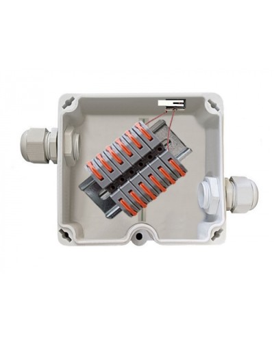 Коробка соединительная с тампером (датчиком вскрытия) КСП-Т СЕВЕР ПЛ.2.ПС.6-12. WagoАТФЕ.685552.110-01 ТУ Магнито-Контакт в Уссурийске Распределительные коробки Pintop.ru