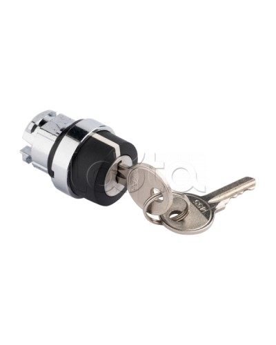 Исполнительный механизм переключателя ХB4 на 2 положения с замком, с фиксацией EKF PROxima (XB4BG2F) в Уссурийске Аксессуары для стоек и шкафов Pintop.ru