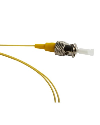 Пигтейл одномодовый оптический SM 9/125 (OS2), ST/UPC, 1 м, LSZH Hyperline FPT-B9-9-ST/UR-1M-LSZH-YL в Уссурийске Пигтейлы Pintop.ru