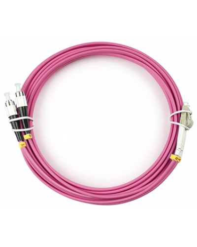 Шнур оптический duplex LC-FC 50/125 mm OM4 7м LSZH Cabeus FOP-50-OM4-LC-FC-7m в Уссурийске Патч-корды оптические Pintop.ru