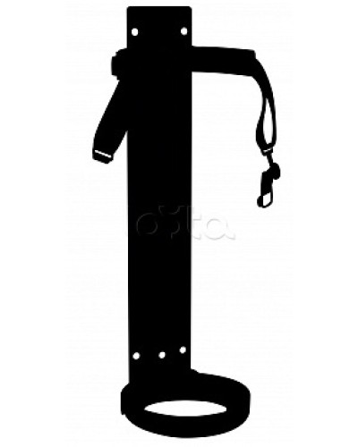 Кронштейн ПОЖТЕХНИКА КТР-ОУ-5 (d140-145) (на 1 ремне) в Уссурийске Аксессуары для огнетушителей Pintop.ru