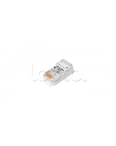 Коннектор NIKOMAX RJ45/8P8C под витую пару, Кат.5е (Класс D), уп-ка 100шт. (NMC-RJ88RZ50SD1-PT-100) в Уссурийске Коннекторы и разъемы Pintop.ru