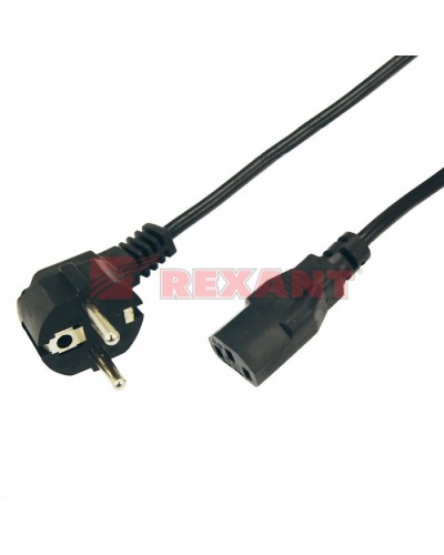 Шнур сетевой Евро 0.75мм² 1.8М (PVC) (с заземлением) (10шт/уп) REXANT 11-1131 в Уссурийске Патч-корды и пигтейлы Pintop.ru