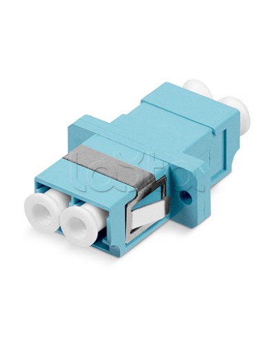 Проходной соединитель LC-LC duplex MM Cabeus (DLC-DLC-MM-OM3) в Уссурийске Проходные адаптеры и розетки оптические Pintop.ru