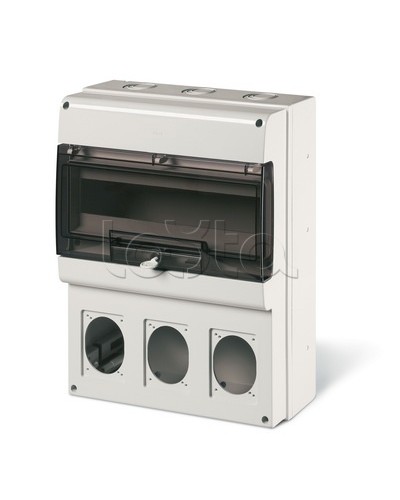 Корпус на 16 модулей и 3 поста с основанием 70х87 мм. Тип M400 DKC DIS6724316 в Уссурийске Аксессуары для стоек и шкафов Pintop.ru