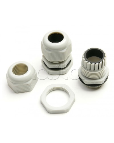 Ввод кабельный (под кабель D13-18 мм) Cabeus PG-21 в Уссурийске Аксессуары для кабель-канала Pintop.ru