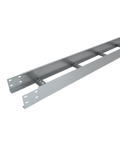 Лоток лестничный 100х100х1,2 L2000 мм Быстрый монтаж КМ-Профиль (LLS100-100-1.2-2000) в Уссурийске Кабельные лотки Pintop.ru