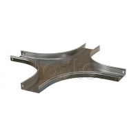 Ответвитель X-образный горизонтальный плавный Hyperline RST-CXS-300-50-0,8-R100-SZ