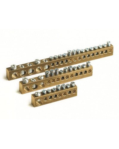 Колодка клеммная 18мод. (отв.5х5.4мм+14х4.5мм) DKC 87418 в Уссурийске Коммутационные изделия Pintop.ru