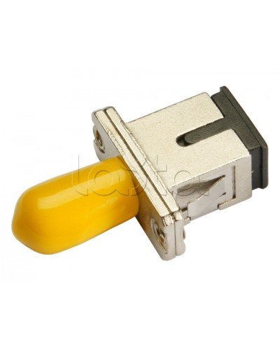 Соединитель проходной ST-SC, SM(для одномодового кабеля), simplex Cabeus ST-SC-SM в Уссурийске Проходные адаптеры и розетки оптические Pintop.ru