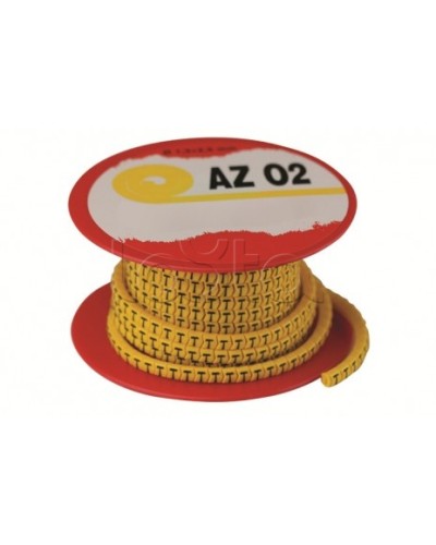 Колечко маркировочное V, 2.5-4мм. черное на желтом DKC AZO3VVBY в Уссурийске Аксессуары для кабель-канала Pintop.ru