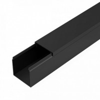 Кабель-канал черный 2-й замок в п/э 25х25 мм (32 м/уп) Промрукав (PR03.0213)