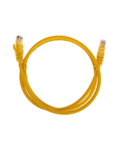 Патч-корд U/UTP, CAT 6, RJ45-RJ45, 26AWG, LSZH, желтый, 1м REXANT 02-0295-1 в Уссурийске Патчкорды (медные) Pintop.ru