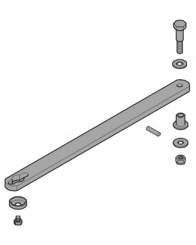Рычаг прямой с креплением F7024N Came 119RID292 в Уссурийске Запчасти для шлагбаумов и автоматики Pintop.ru
