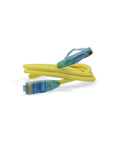 Патч-корд U/UTP Hyperline PC-LPM-UTP-RJ45-RJ45-C6-0.3M-LSZH-YL в Уссурийске Патчкорды (медные) Pintop.ru