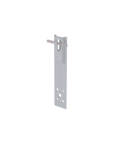 Прямой держатель зажимной для прутка Ø 5-8 мм H150 мм КМ-Профиль (DZP-H150-D5-8) в Уссурийске Монтажные материалы Pintop.ru