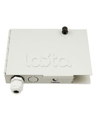 Бокс оптический настенный 19 на 4 SC/LC порта Cabeus JJT-4-SC в Уссурийске Кросс оптический Pintop.ru