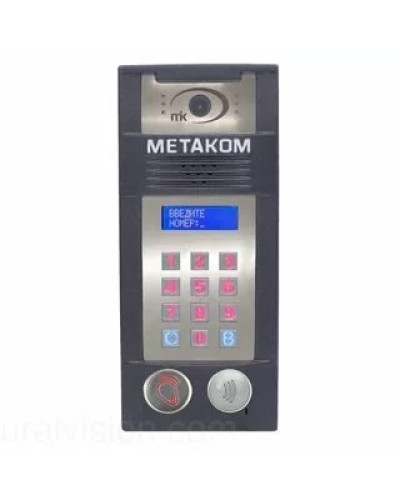 Многоабонентый антивандальный блок вызова со встроенной гибридной видеокамерой Метаком MК2018-MFCGVH в Уссурийске Блоки вызова многоабонентные Pintop.ru
