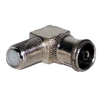 Переход гнездо F - гнездо TV угловой (50шт/уп) PROCONNECT 05-4312-4