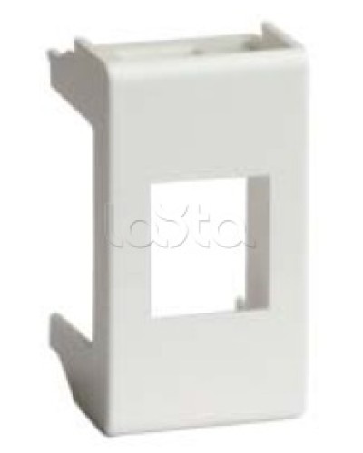 Адаптер для информационных разъемов SIEMON, белый, 1мод. DKC 76608B в Уссурийске Аксессуары для стоек и шкафов Pintop.ru