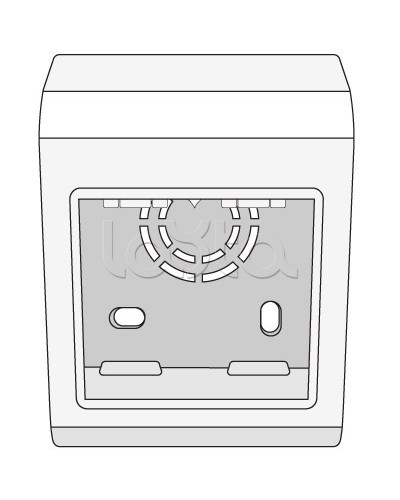 Коробка монтажная под 2 модуля 45x45 мм PDM DKC 10013 в Уссурийске Аксессуары для кабель-канала Pintop.ru