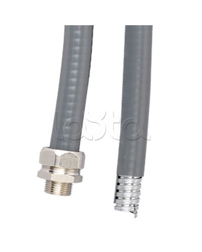 Металлорукав DN 26мм в ПВХ изоляции в оплетке из оцинкованной стали Dнар 31,5, 25 м DKC (6071T-032) в Уссурийске Металлорукав Pintop.ru