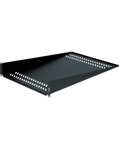 Полка фронтальная 2U (600 мм) TLK TLK-SHFR-600-BK в Уссурийске Полки для шкафов и стоек Pintop.ru