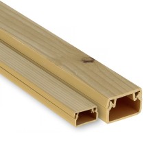 Канал кабельный (12х12) (120 м) светлое дерево EKF-Plast (kk-12-12w)