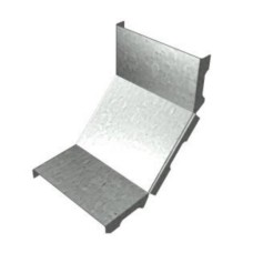 Крышка угла вертикального внутреннего 90° 500х15 (1,0) для лестничного лотка ПожТехКабель (651-044)