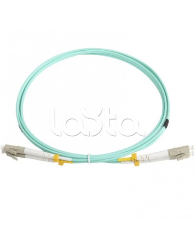 Патч-корд волоконно-оптический MM 50/125(OM3), LC-LC, duplex, LSZH, 2 м Hyperline FC-D2-503-LC/PR-LC/PR-H-2M-LSZH-AQ (FC-503-LC-LC-10G-2M) в Уссурийске Патч-корды оптические Pintop.ru