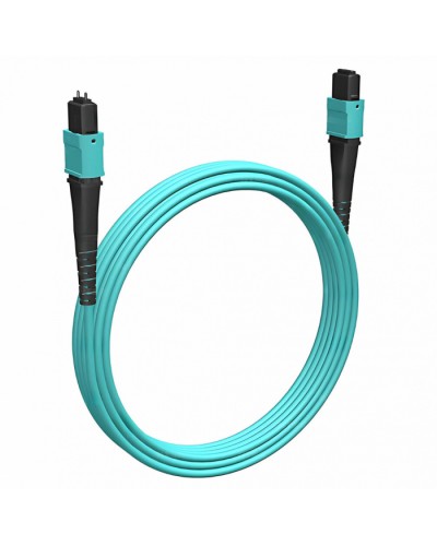 Кабельная сборка MPO(F) -MPO(M)-12 волокон 50/125 OM3, 7 m Cabeus (FOP-50-OM3-12-MPO(F)-12-MPO(M)-B-7m) в Уссурийске Кабельные сборки (оптические) Pintop.ru