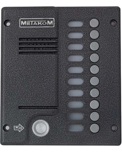 Блок вызова домофона Метаком MК10.2-TM4EVN в Уссурийске Вызывные видеопанели малоабонентные Pintop.ru