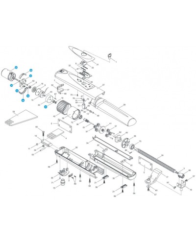 Электродвигатель АХ3024, AX5024 Came 119RID315 в Уссурийске Запчасти для шлагбаумов и автоматики Pintop.ru