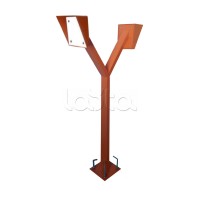 Стойка для считывателя Аякс 170х180 мм, оранжевая, Базовая, двусторонняя Магнито-контакт