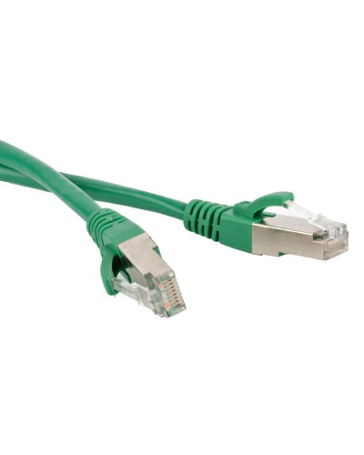 Патч-корд F/UTP Hyperline PC-LPM-STP-RJ45-RJ45-C6-1M-LSZH-GN в Уссурийске Патчкорды (медные) Pintop.ru